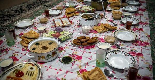 عکس چای افطار