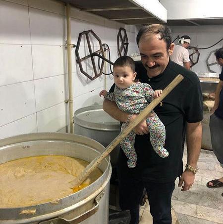 عکس نوزادی دختر مهران غفوریان