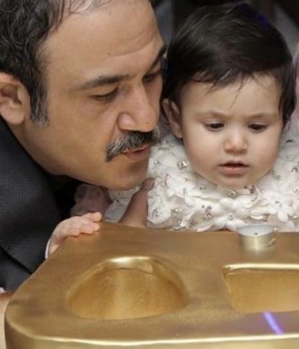 عکس نوزادی دختر مهران غفوریان