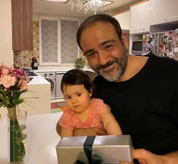 عکس نوزادی دختر مهران غفوریان