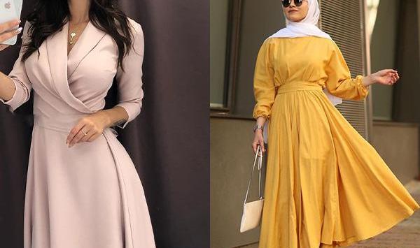 عکس مانتو پیراهنی بلند