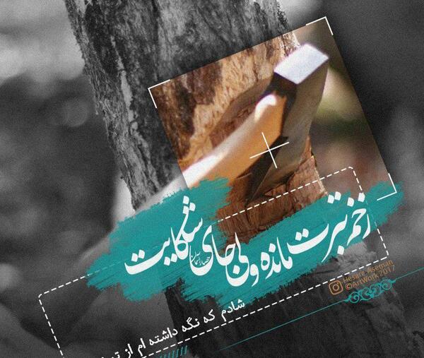 عکس نوشته سجاد سامانی
