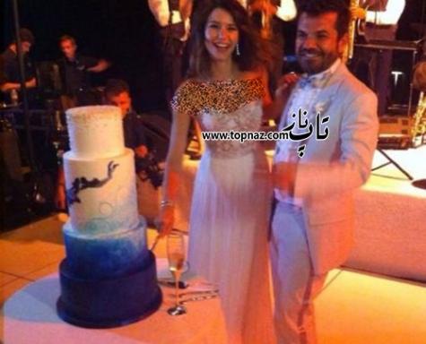 عکس عروسی برن سات وهمسرش