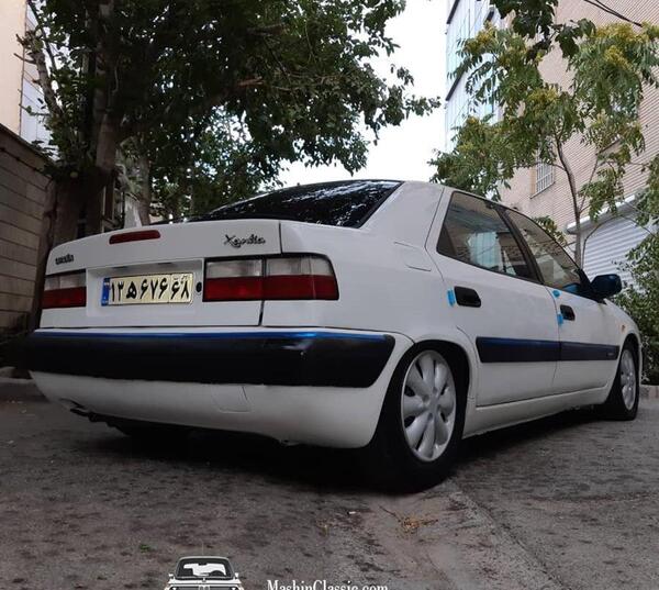 عکس ماشین زانتیا سفید