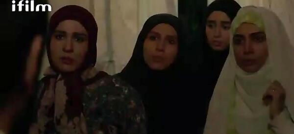عکس خدیجه در فیلم در میان خاکستر