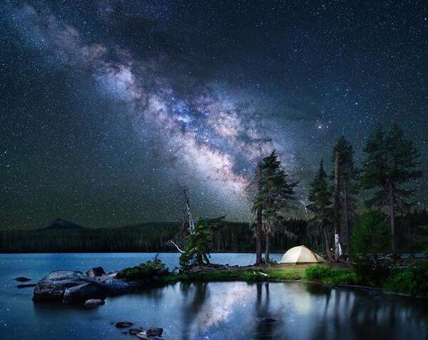 عکس شب پرستاره عاشقانه