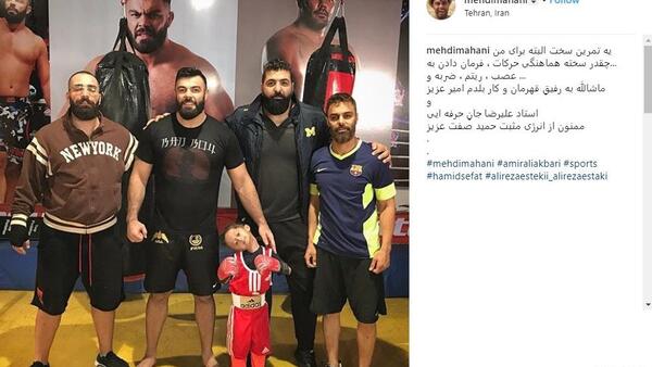 عکس حمید صفت با سگش