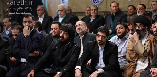 عکس حسن عطایی در بیت رهبری