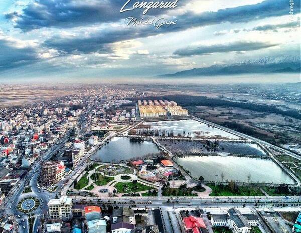 عکس هوایی آستانه اشرفیه