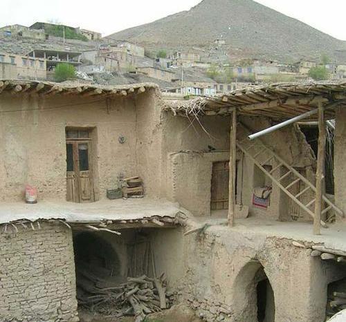 عکس خانه گلی قدیمی