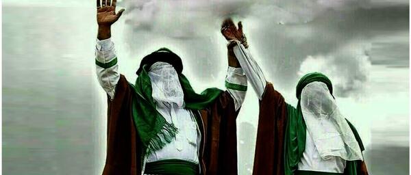 عکس امام علی از پشت