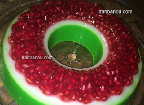 عکس ایده ژله انار