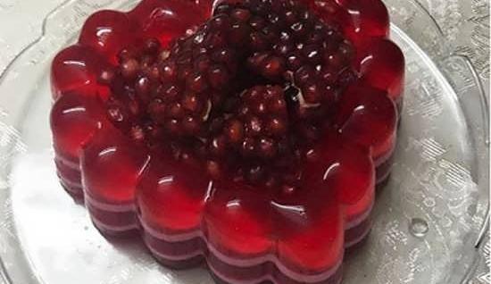 عکس ایده ژله انار