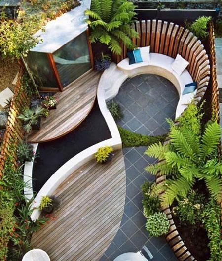 عکس ایده های زیبا برای حیاط