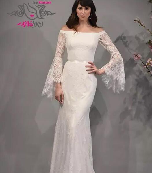 عکس لباس مجلسی یقه قایقی