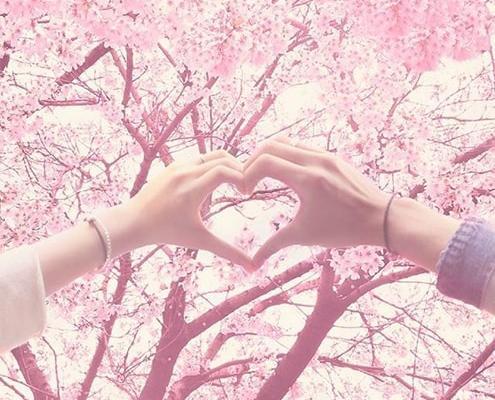 عکس های عاشقانه صورتی