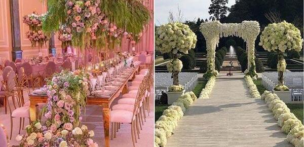 عکس ایده جالب برای عروسی در تالار