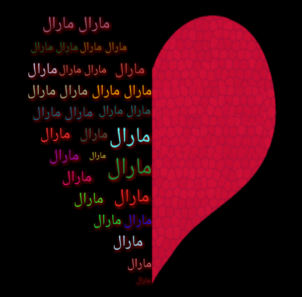 عکس نوشته از اسم حنانه