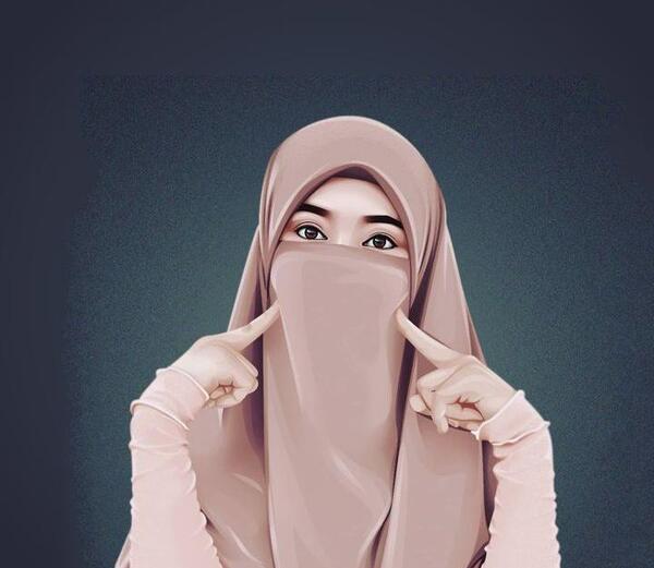 عکس دختر با حجاب برای تصویر زمینه