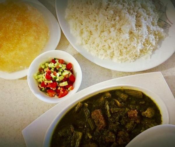 عکس خورشت کرفس با برنج