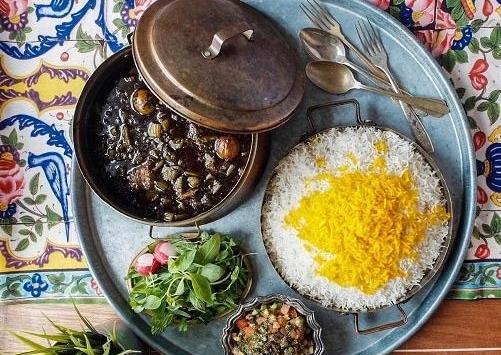 عکس خورشت کرفس با برنج