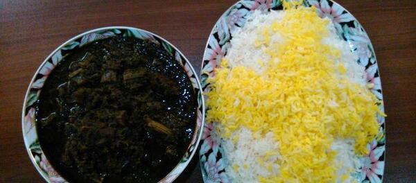 عکس خورشت کرفس با برنج