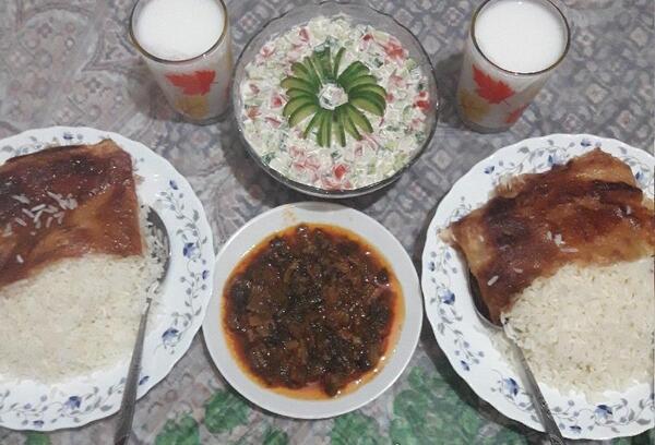 عکس خورشت کرفس با برنج