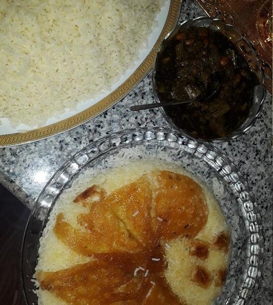 عکس خورشت کرفس با برنج