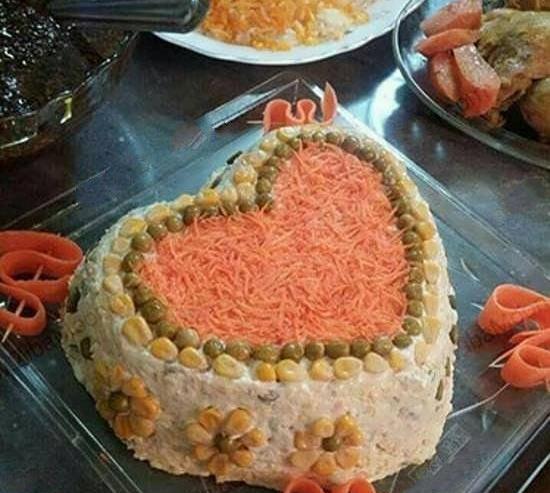 عکس قلب غذا