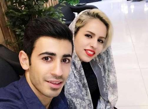 عکس احسان پهلوان و همسرش