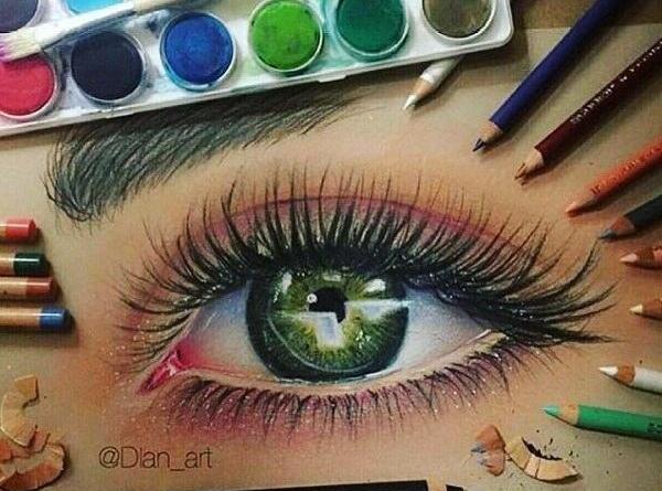 عکس چشم رنگی دخترانه