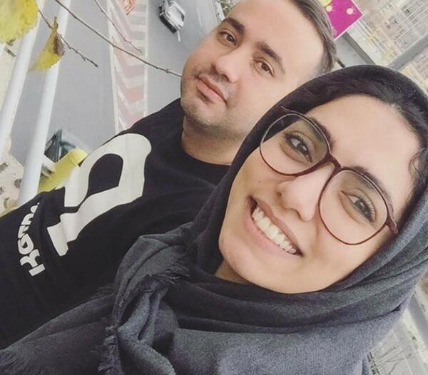 عکس آزاده سدیری و همسرش