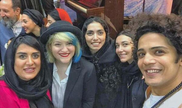 عکس آزاده سدیری و همسرش