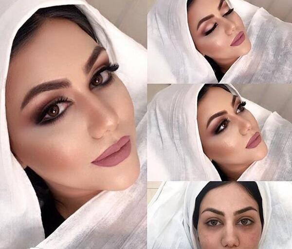 عکس عروس قبل و بعد
