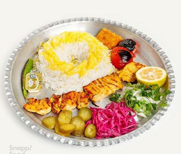 عکس چلو جوجه کباب