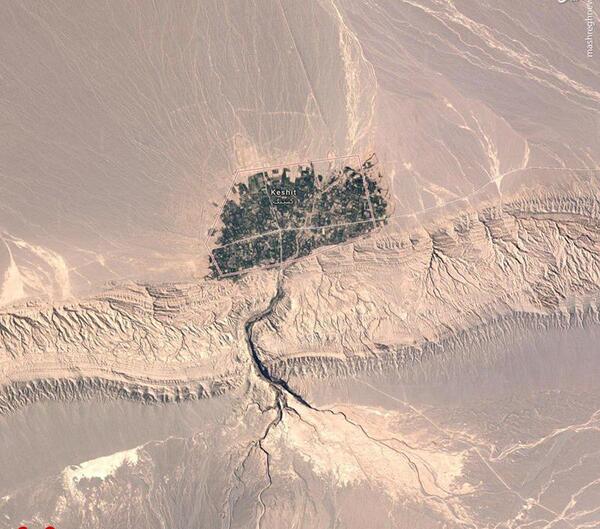 عکس هوایی کرمان