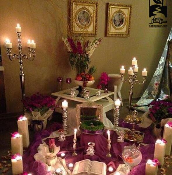 عکس ایده سفره هفت سین اینستاگرام