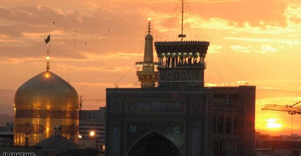 عکس طلوع آفتاب مشهد