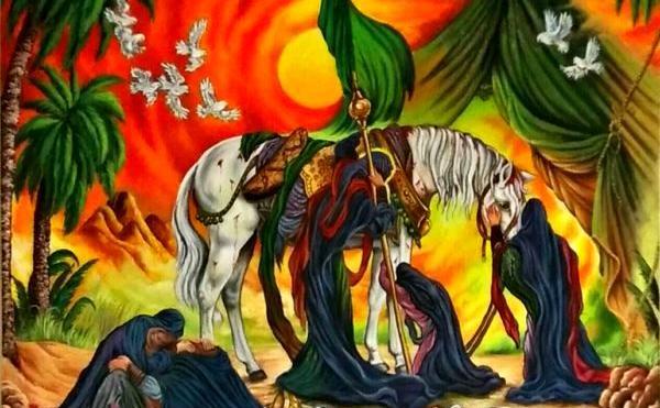 عکس امام حسین علیه السلام در روز عاشورا