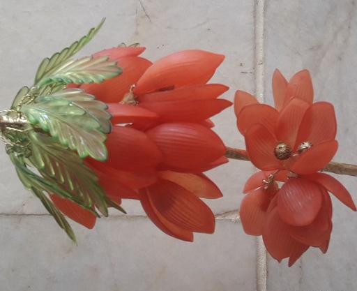 عکس گل لاله واژگون کریستالی