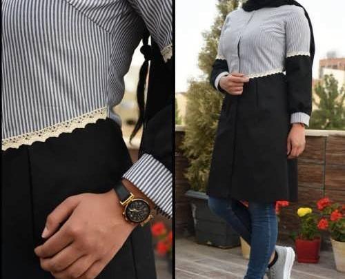عکس مدل مانتو اسپرت مشکی
