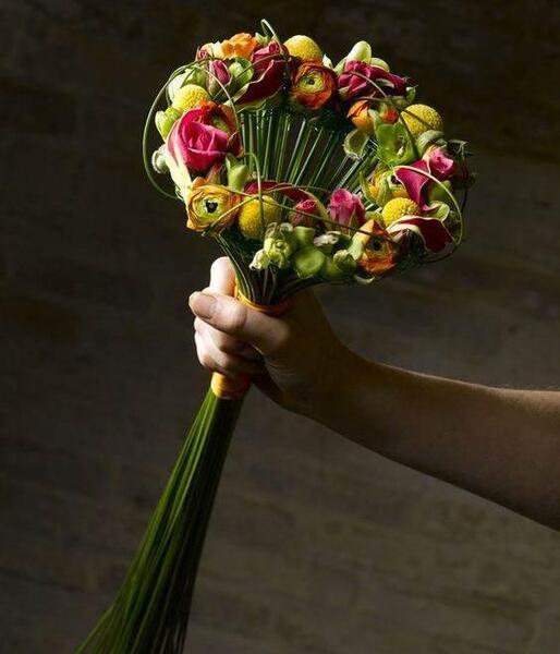 عکس دسته گل فانتزی عروس