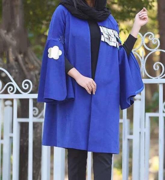 عکس مانتو آبی