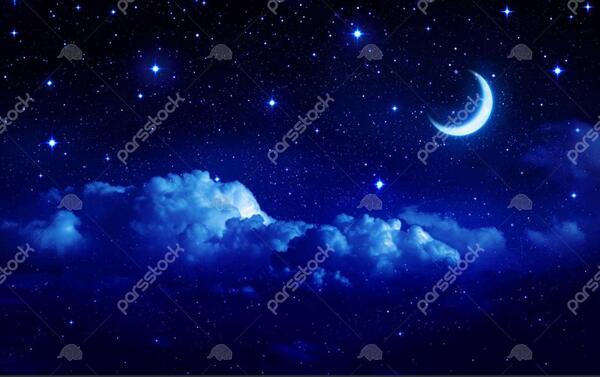 عکس آسمان پر ستاره