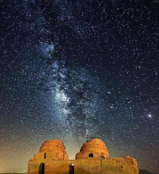 عکس آسمان پر ستاره