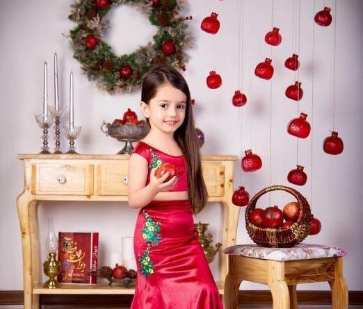 ژست عکس دخترانه یلدایی