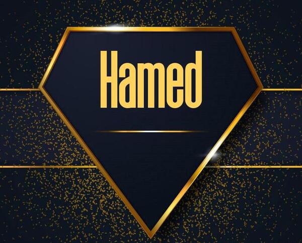 عکس نوشته اسم حامد به انگلیسی