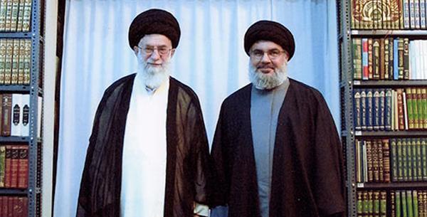 عکس سید حسن نصرالله و خامنه ای