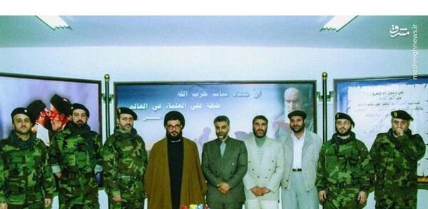 عکس سید حسن نصرالله و خامنه ای