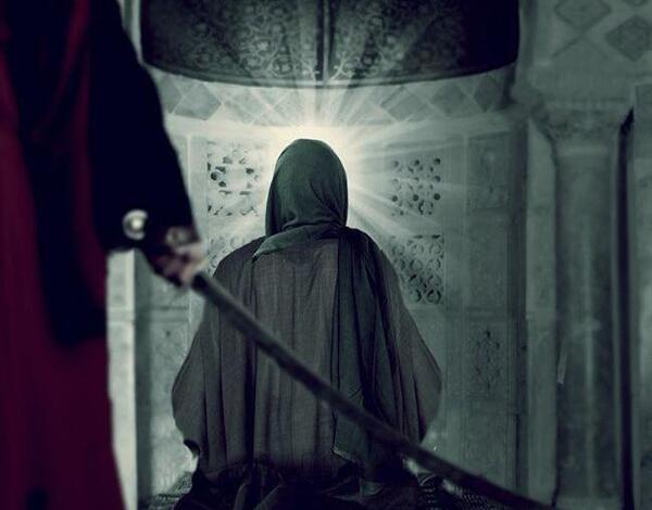 عکس نوشته ضربت خوردن علی